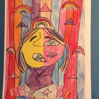 Year 4 Picasso Art Work